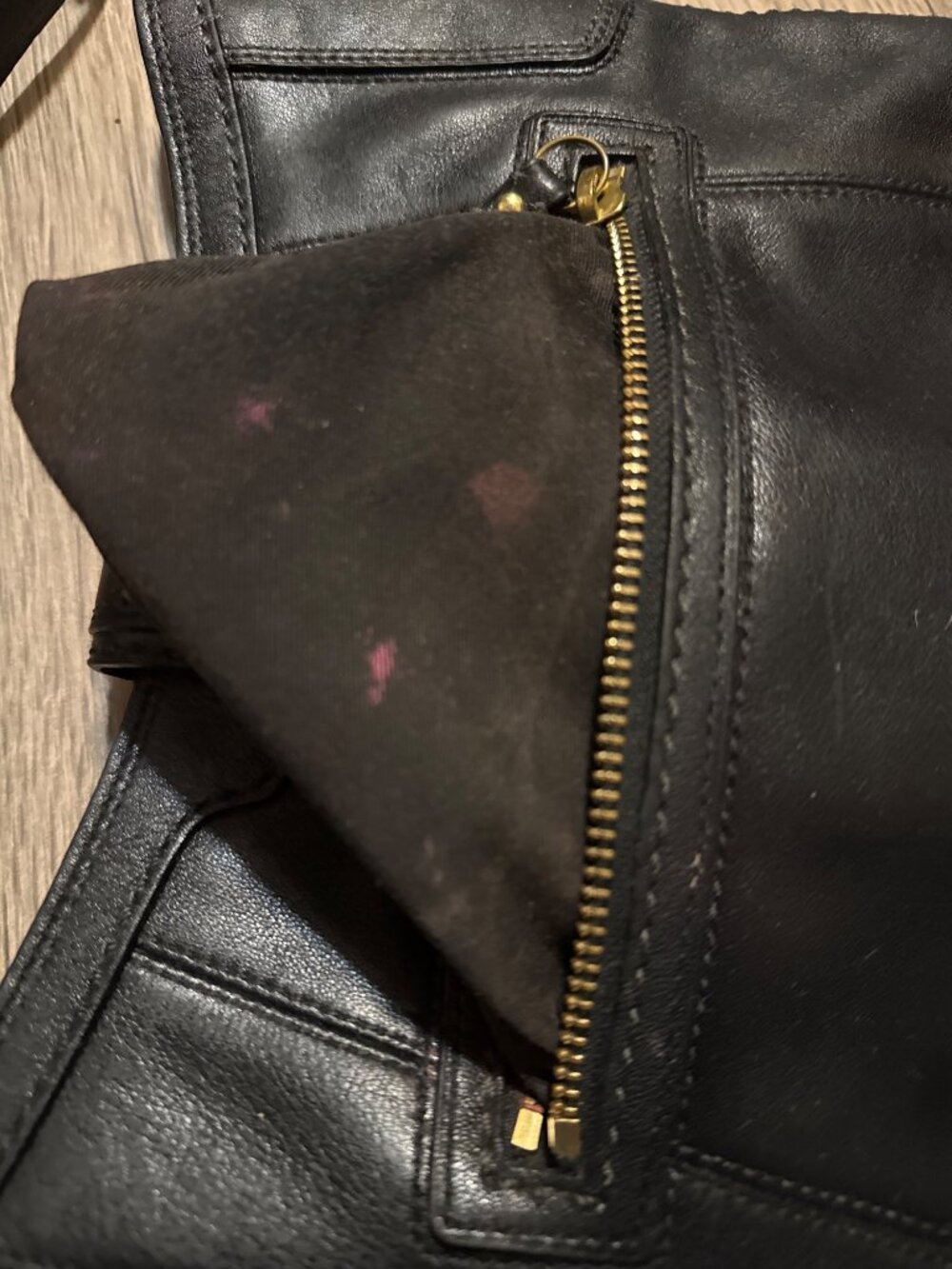 Vintage Coach Hamptons Black Leather Hobo Bag With Brass Clasp & Adjustable Stra - Picture 8 of 16